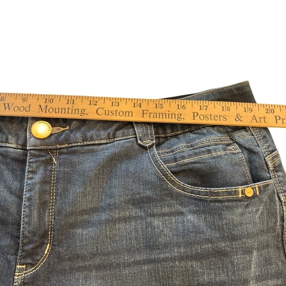 Democracy Ab Technology Jeans Plus Size 20W Stretch Denim Ankle Cropped Jeans - Picture 9 of 14